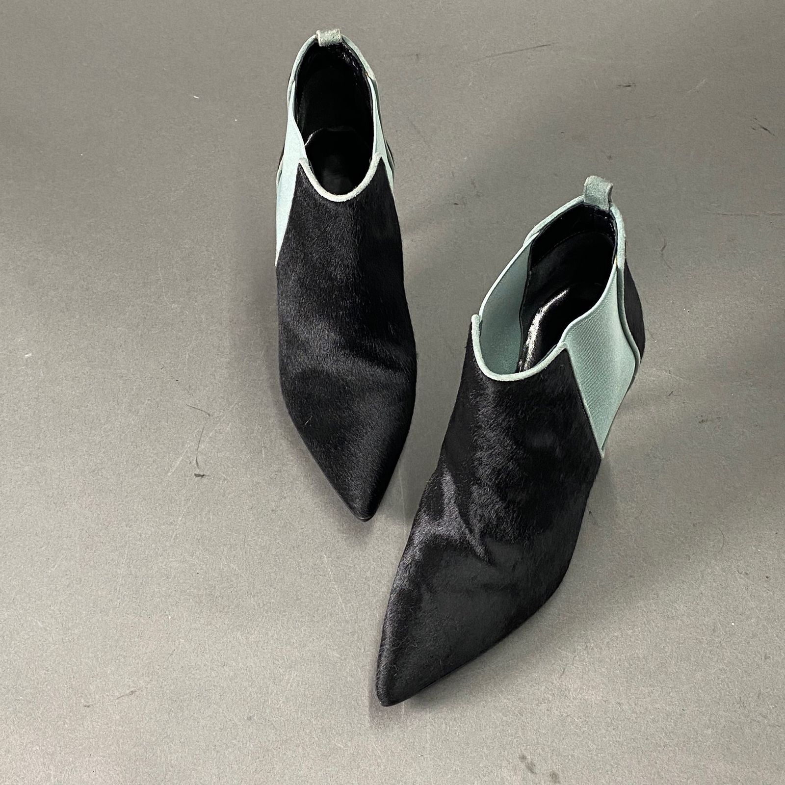 23L6 イタリア製 MANOLO BLAHNIK マノロ ブラニク ショートブーツ 35 