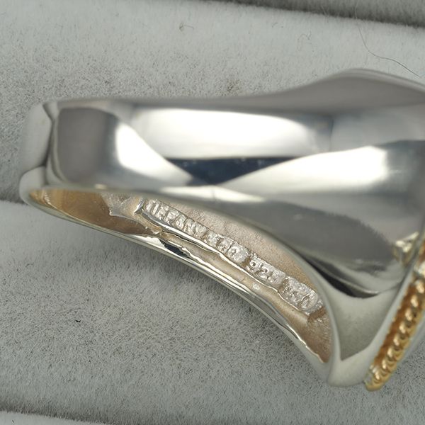 極美品☆ティファニー リング フルラビングハート バンド 指輪 12号 シルバー 極美品】ティファニー トリプルラビングハートリング 8号