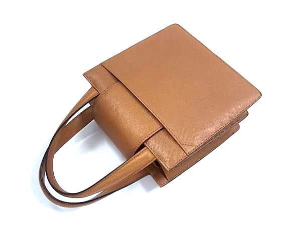 【美品】ブルガリ 2way レザー ターンロック ブラウン　ゴールド 美品】ブルガリ 2way レザー ターンロック ブラウン ゴールド