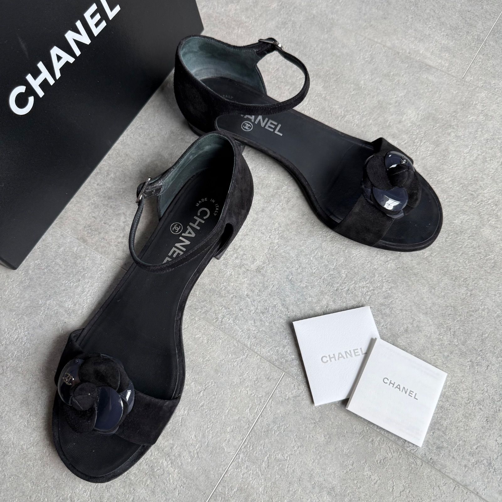 新品未使用　CHANEL カメリアストラップサンダル 楽天市場】【全品5%OFFクーポン】シャネル CHANEL カメリア