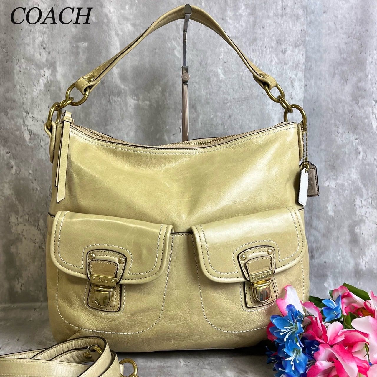 ✨良品✨COACH コーチ 2way ショルダーバッグ トートバッグ 