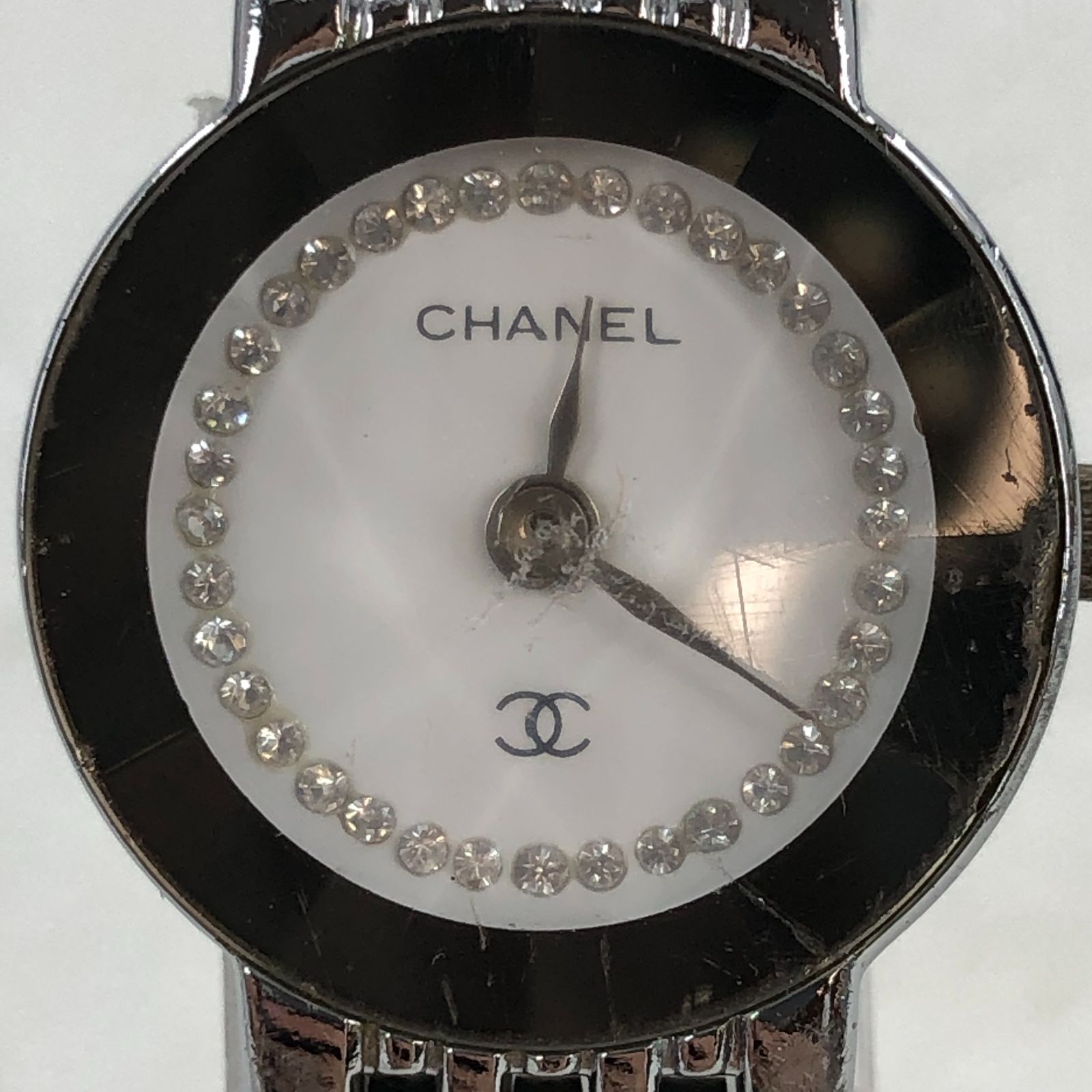 CHANEL シャネル FR.54243 ヴィンテージ SS/QZ レディース腕時計 白文字盤 稼働 シルバー【ND-970】 - メルカリ