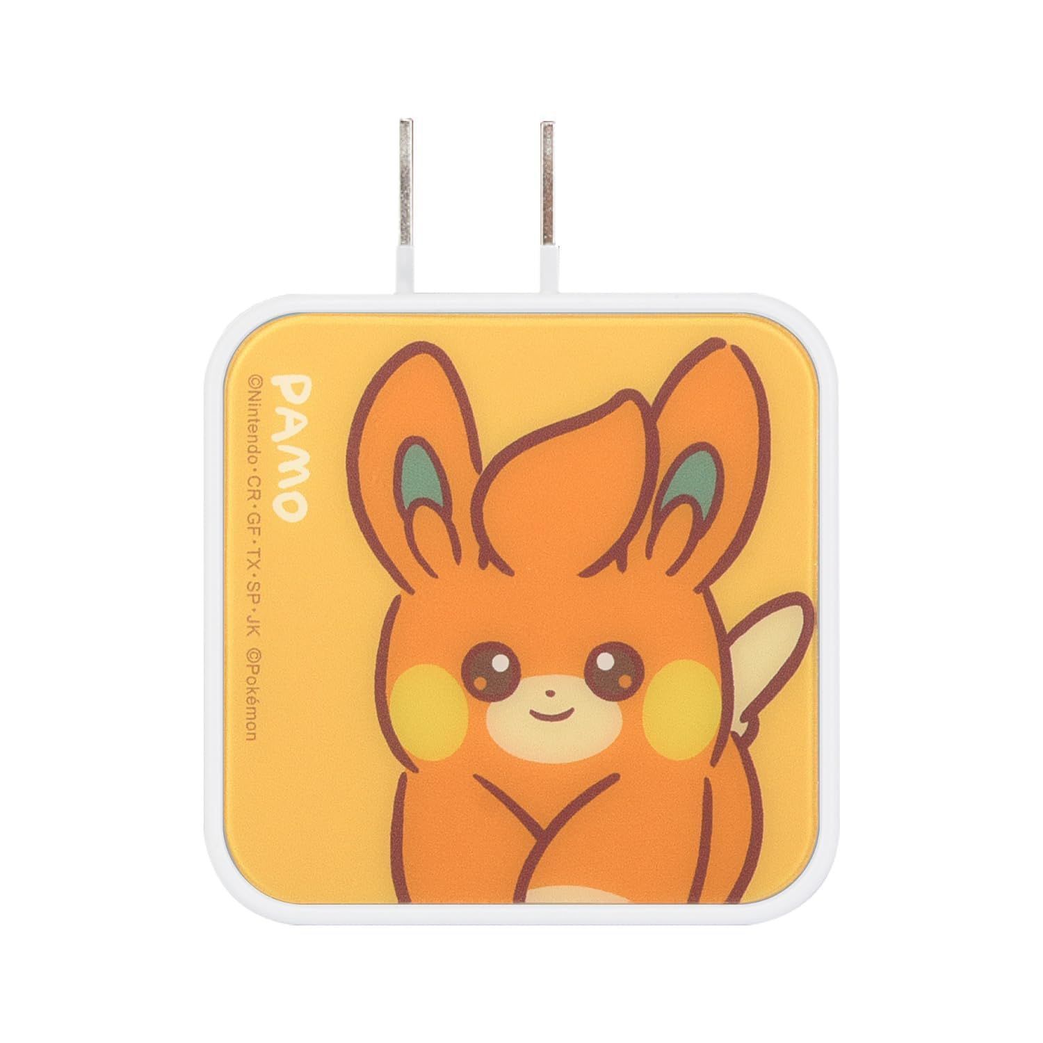 グルマンディーズ ポケットモンスター USB USBType-C ACアダプタ パモ POKE-896D