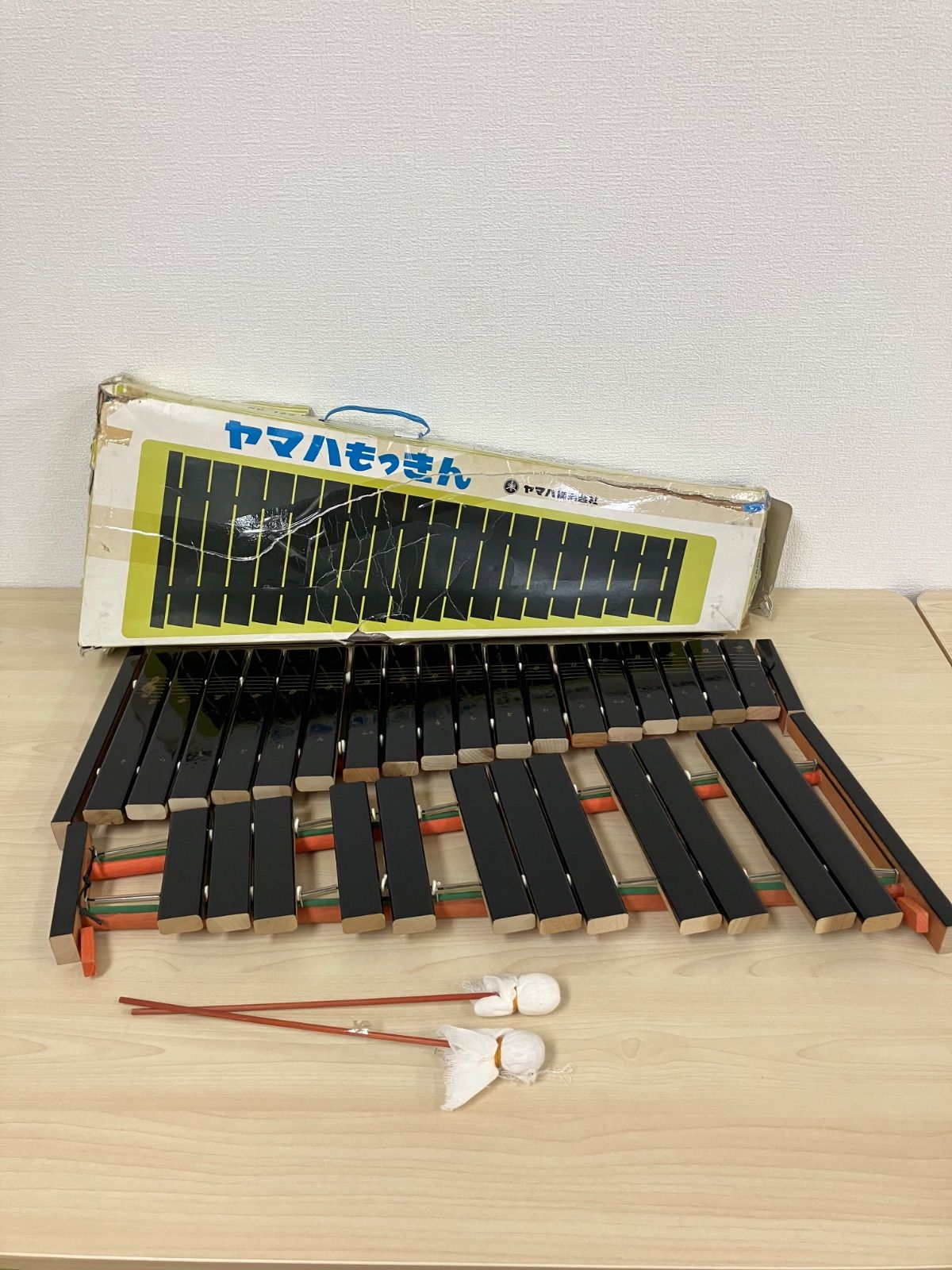 YAMAHA・ヤマハもっきん・卓上木琴・18音朴音板・楽器・No