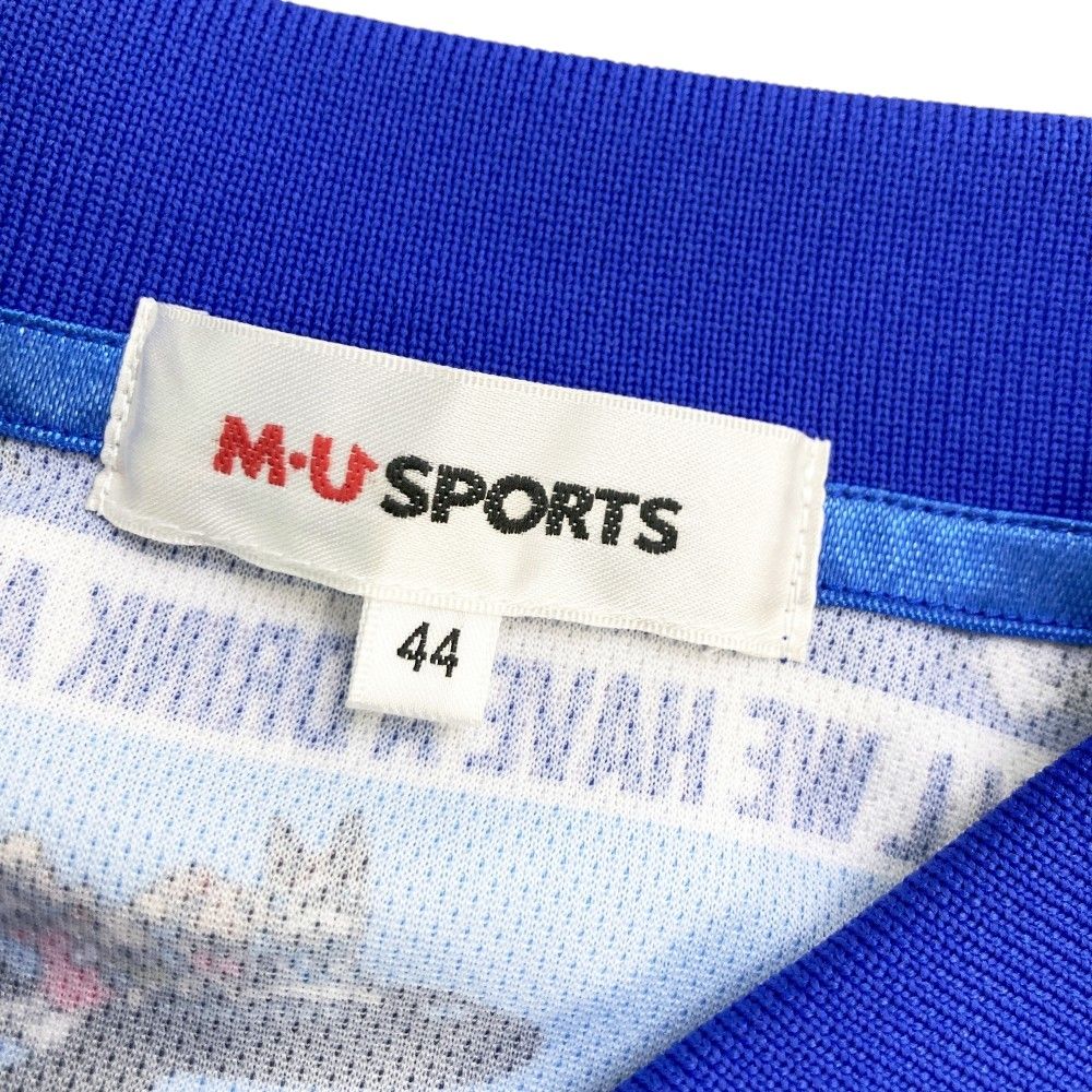 サイズ：44 M.U SPORTS エムユースポーツ 半袖 ポロワンピース