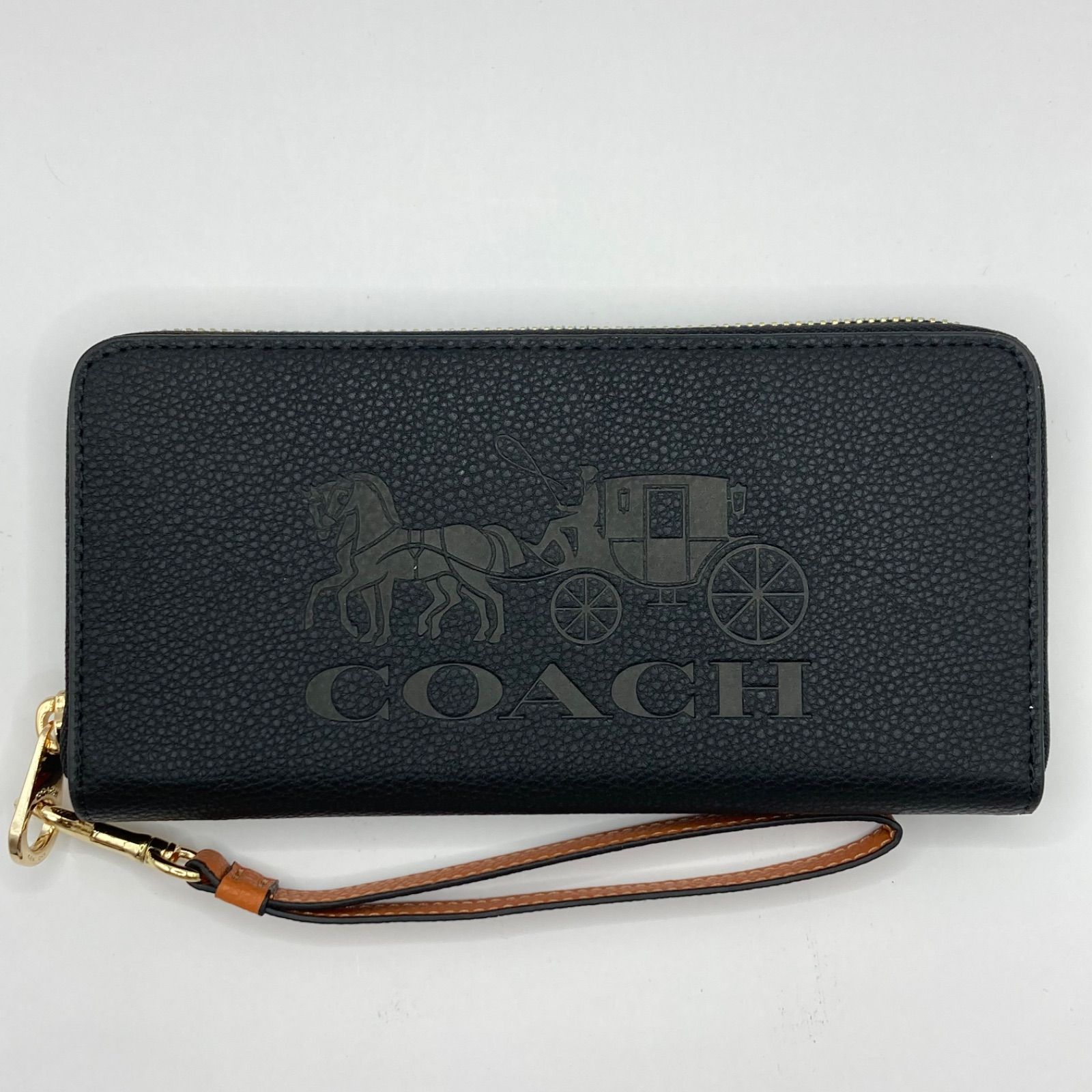 K-337 [コーチ] COACH 財布(長財布) FC3548 C3548 ブラック×レッド