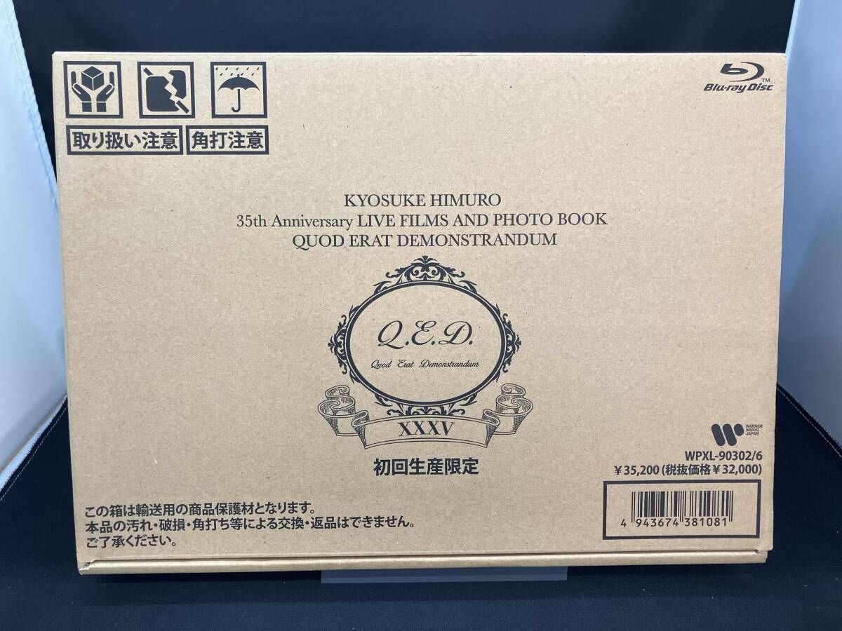 KYOSUKE HIMURO 35th Anniversary LIVE FILMS AND PHOTOBOOK QUOD ERAT DEMONSTRANDUM 初回生産 版 5Blu-ray Disc
