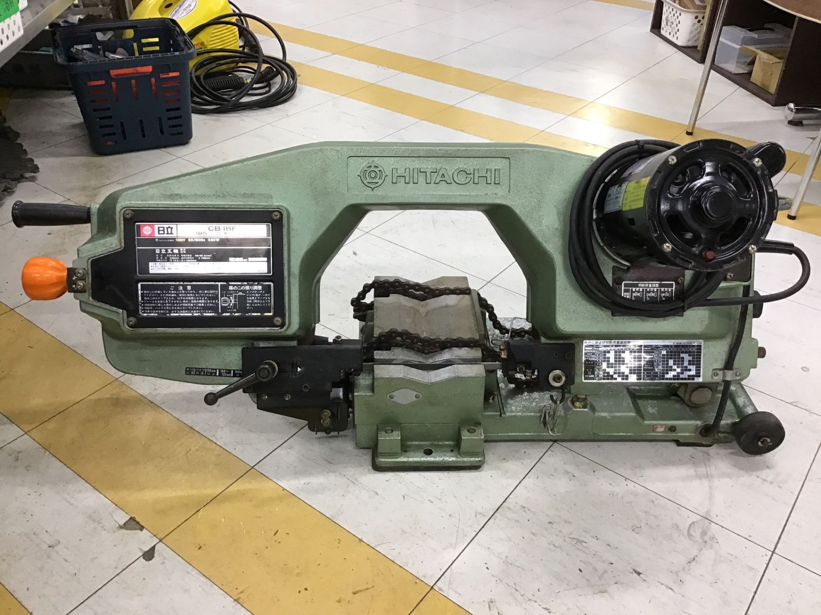 送料含む 品 ハイコーキ HIKOKI 旧 日立工機 ロータリバンドソー CB18F バンドソー アクトツール富山店 G