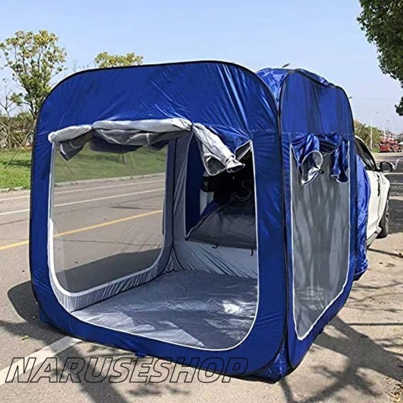 大好評 カーサイドタープ トランクテント サンプロテクション 防水カーテールサンキャノピーテント 3面換気ビッグスペースカーテールゲー