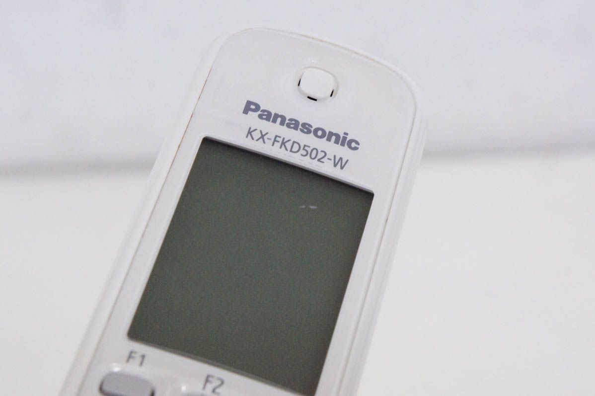 中古】パナソニック 増設子機 ホワイト KX-FKD602-W