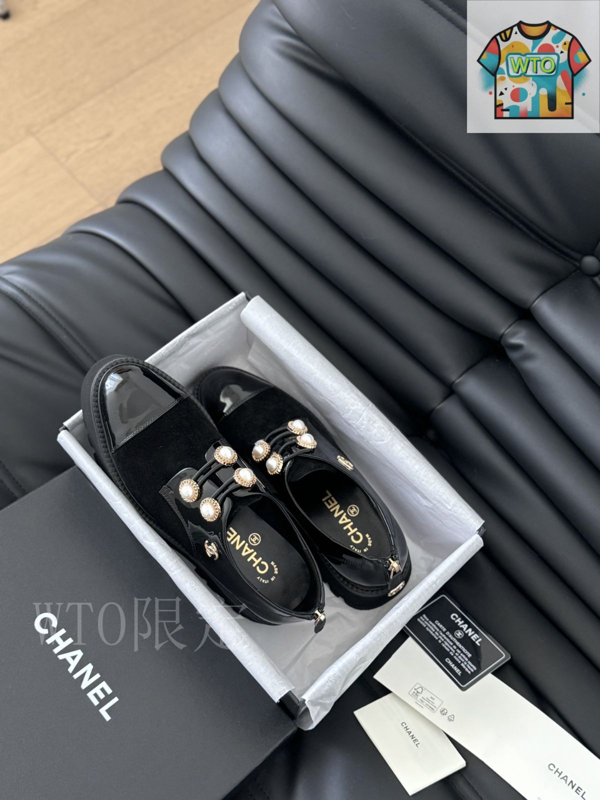 シャネル　オペラシューズ　パール Chanel Pearl Mules for sale | eBay