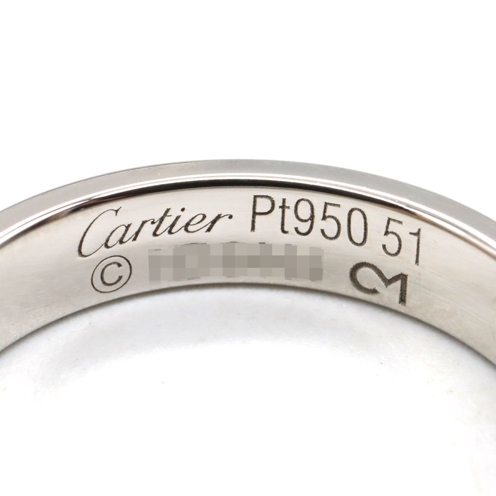 カルティエ CARTIER リング・指輪 ミニラブ リング Pt950プラチナ