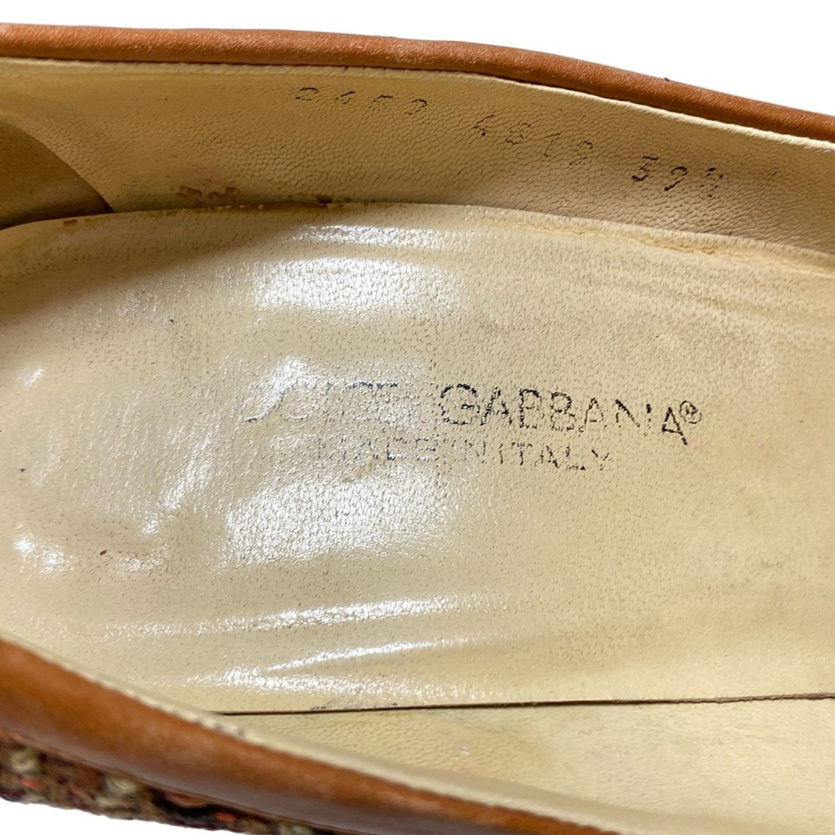 DOLCE&GABBANA(ドルチェアンドガッバーナ) パンプス 39 1/2
