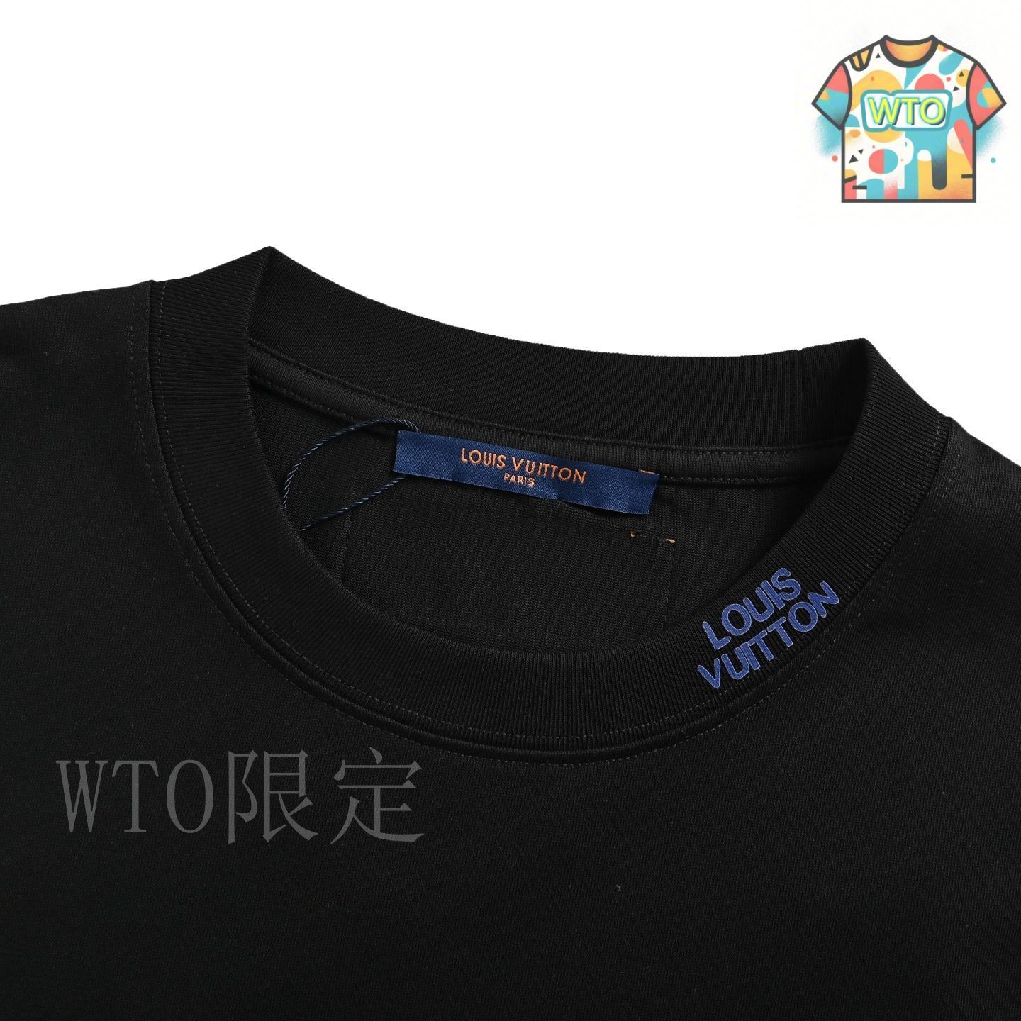 今日特価】Louis Vuitton 25ss ブルーロゴプリント ショート