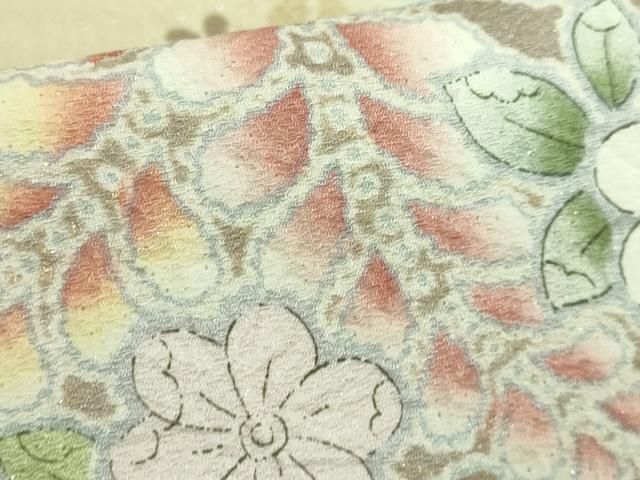 専用帯533●十日町 桐屋 翠山工房 別織纐纈 別誂 高級 正絹 落款袋帯辻ヶ花 imgrc0075770583.jpg