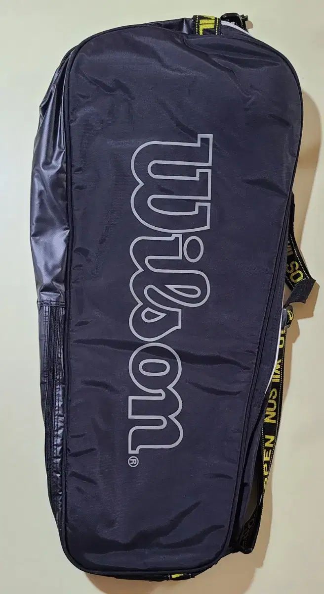 ウィルソン Wilson US オープン 3 パック テニス バッグ ブラック 黄色