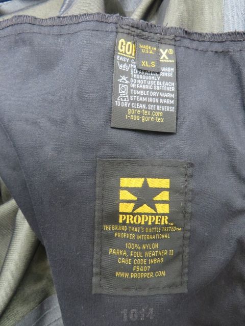 中古】 PROPPER プロッパー ゴアテックスジャケット サイズXL ネイビー