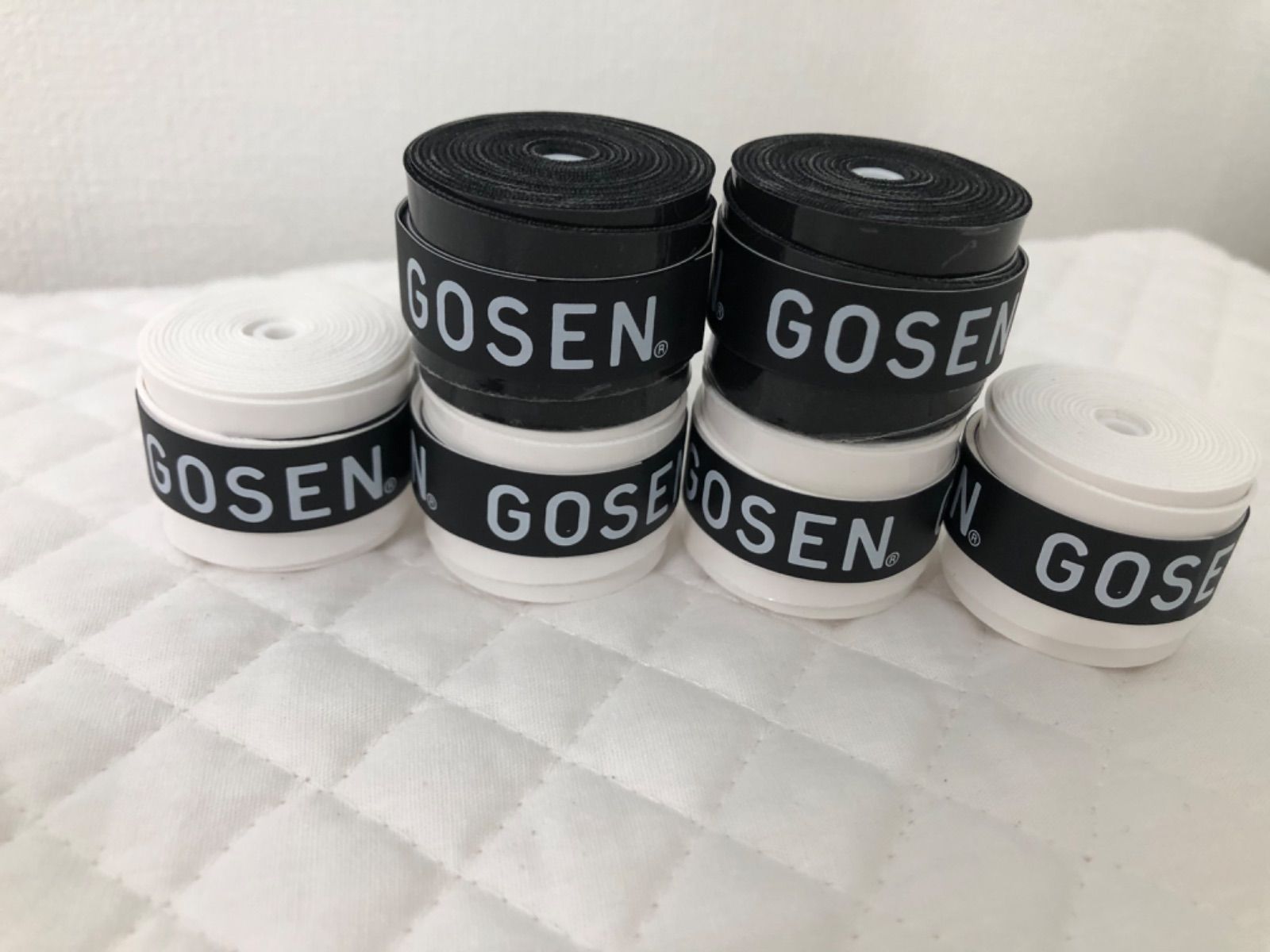 超特価激安 GOSEN グリップテープ 12個 白色 迅速発送 ゴーセン