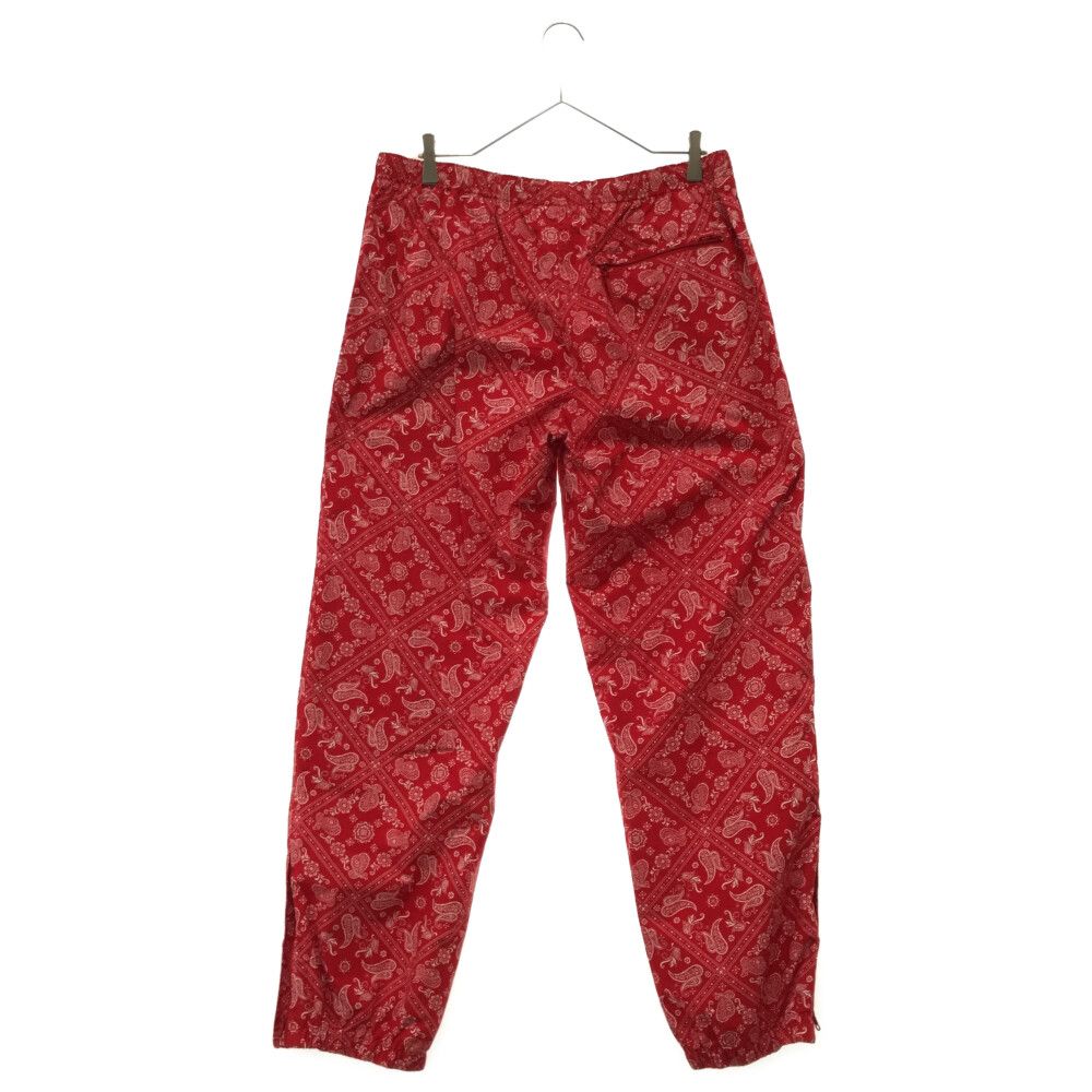 SUPREME (シュプリーム) 18SS Bandana Track Pant バンダナ ペイズリー柄 トラック パンツ レッド - メルカリ