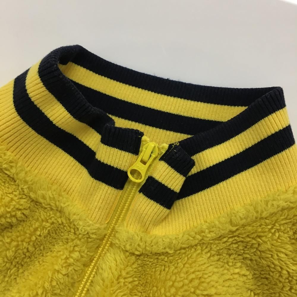 ジャックバニー ボアブルゾン イエロー×ネイビー ハーフジップ