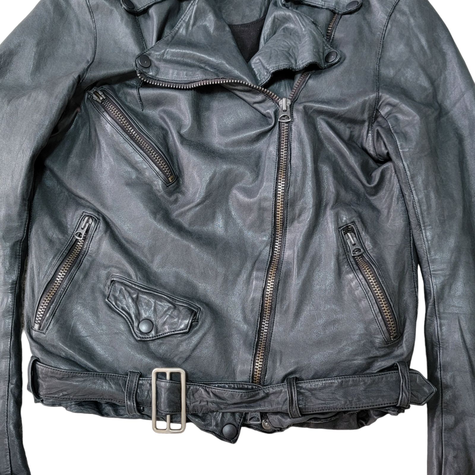 クリスチャン・ポー・レザーダブルライダースジャケット CHRISTIAN PEAU クリスチャンポー レザーライダースジャケット