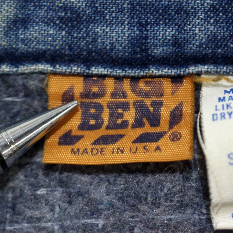 70s USA製 vintage BIGBEN 裏地ブランケット カバーオール