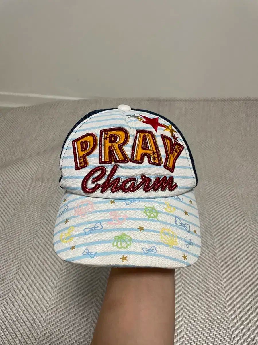 ヴィンテージ ノーティカル プリント メッシュ ボールキャップ J03127