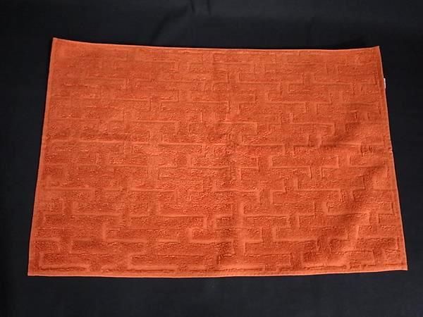 HERMES - エルメス ステアーズ ゲストタオル フェイスタオル オレンジ コットン100% エルメス ゲストタオル ステアーズ オレンジ コットン100% HERMES