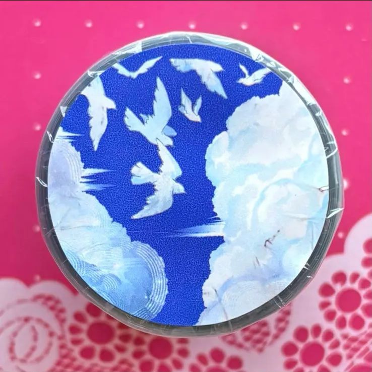 贝壳光 云梦浮游 6cm×5m 100cm|loop 海外マスキングテープ