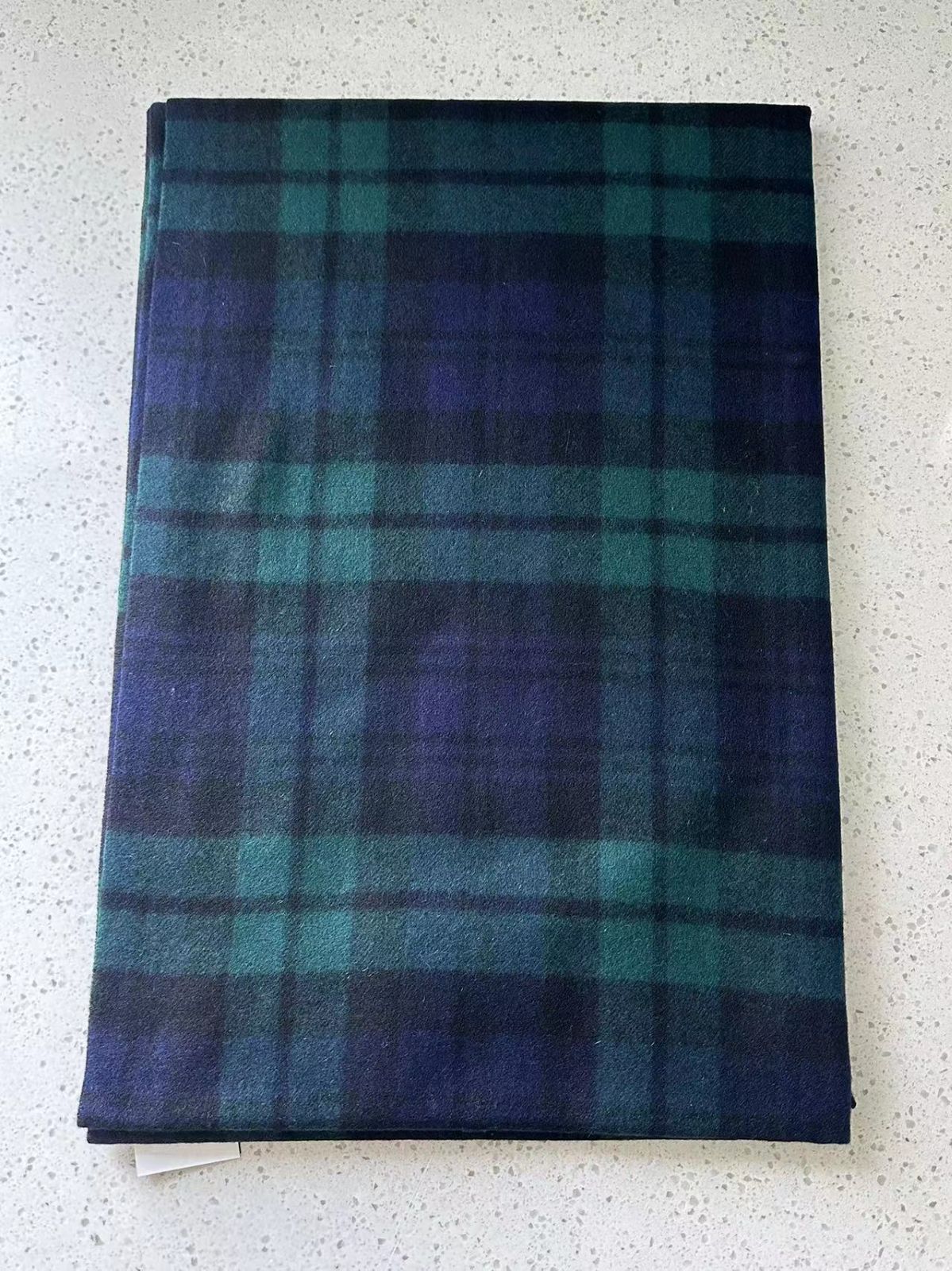 OF ELGIN ジョンストンズ カシミア マフラー 大判ストール メンズ レディース 70ｘ190 cm BLACKWATCH