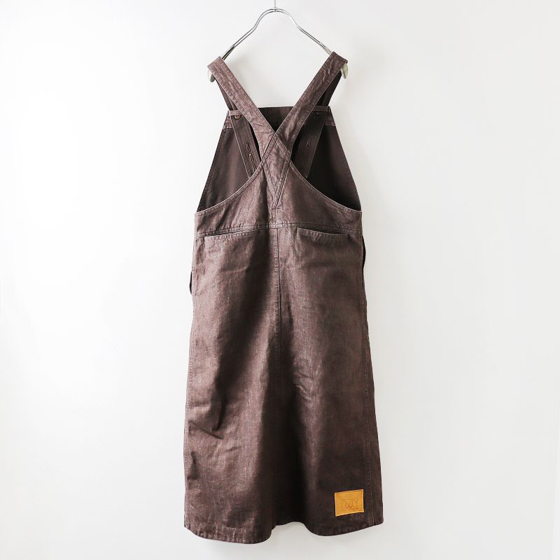 Drawer（ドゥロワー）＞ ブラウンデニムジャンパースカート Drawer