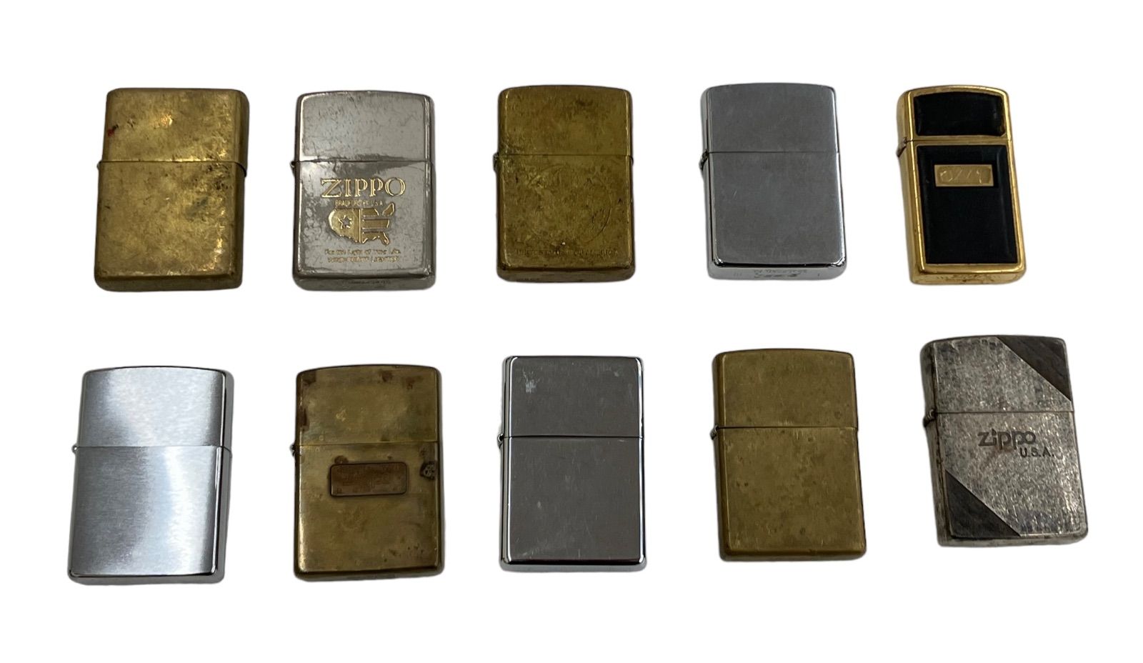 170590 ZIPPO ジッポー まとめ商品 イタリック体入り 10個 動作未