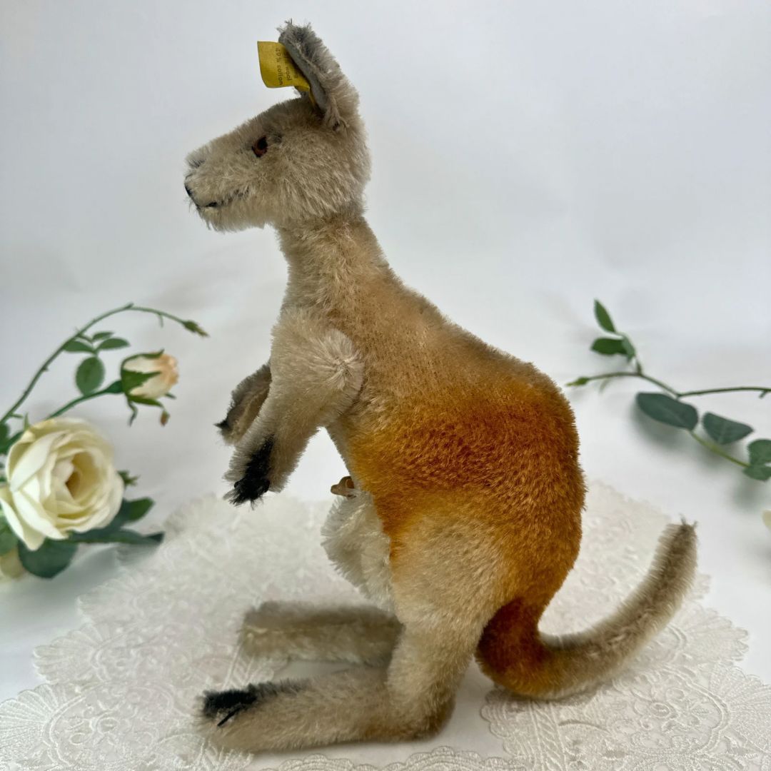 Steiff - シュタイフ★Kangaroo Kangoo 28cm 完品★カンガルーのカングー 送料無料☆シュタイフ☆Kangaroo Kangoo 28cm オールID's完品