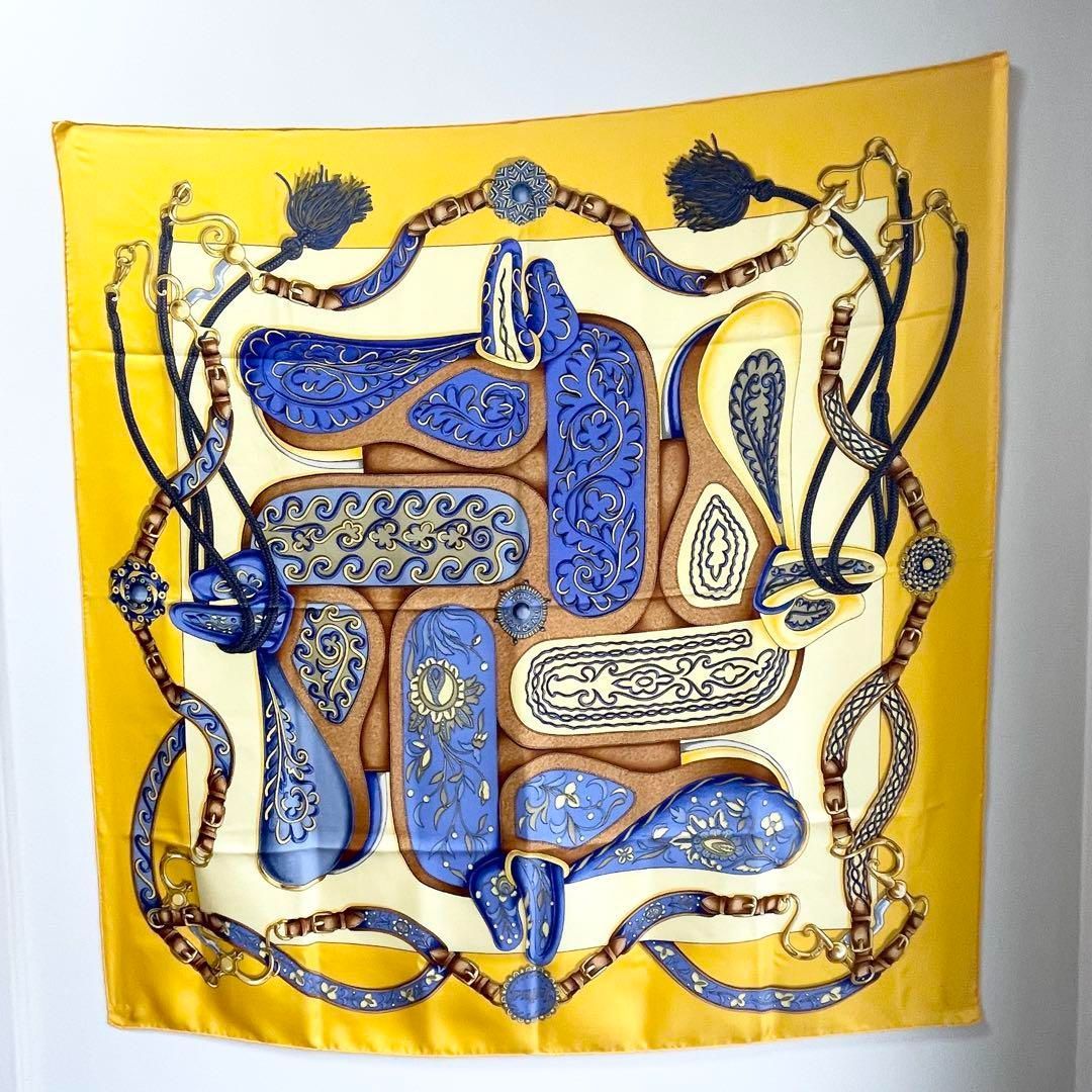 エルメス スカーフ カレ90 販売 祭典 フェスティバル シルク ストールFJ148