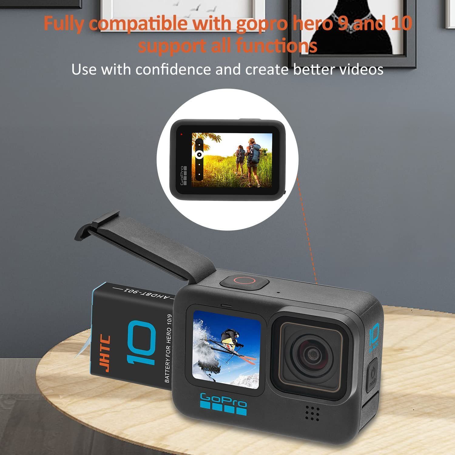 Gopro Hero 9 10 11 カメラ バッテリー充電器 - その他