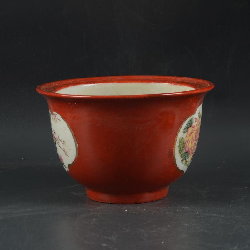 景徳鎮 沙紅開窓仙鶴花鳥図菖蒲鉢 花鉢 大盆栽 小盆栽 景徳鎮 沙紅開窓仙鶴花鳥図菖蒲鉢 花鉢 大盆栽 小盆栽 - メルカリ