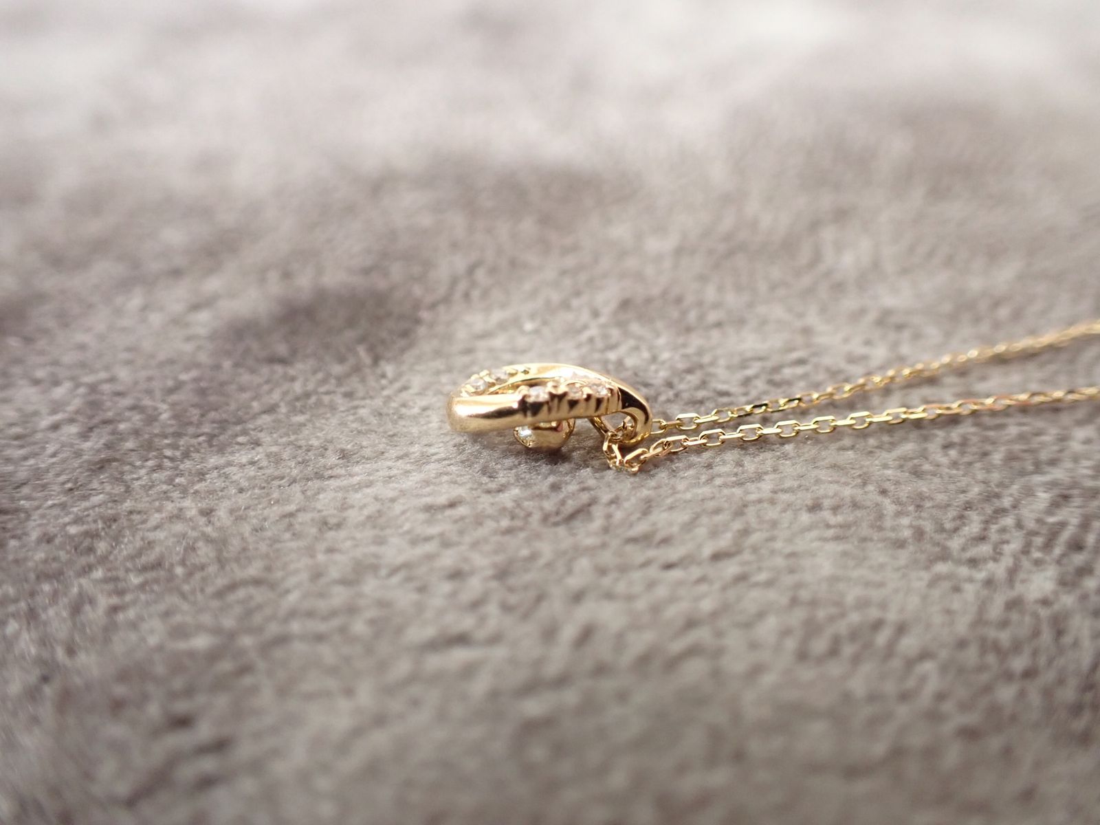 美品 4°C アクアマリン ダイヤネックレス K18YG 総重量1.4g - メルカリ