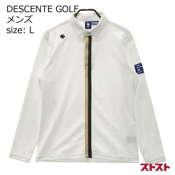 DESCENTE GOLF デサントゴルフ 2021年モデル 長袖ポロシャツ ホワイト