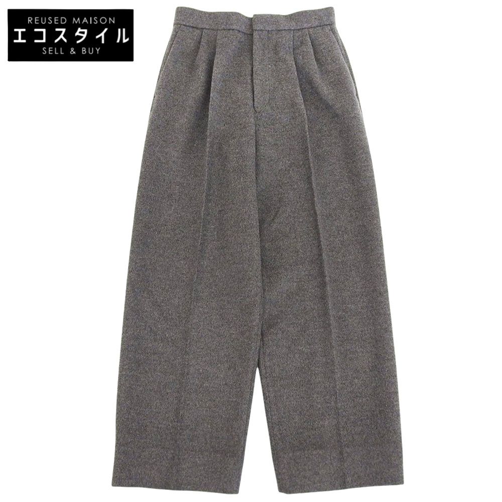DRAWER ドゥロワー ビーバータックパンツ ボトムス レディース グレー 40 23AW 40