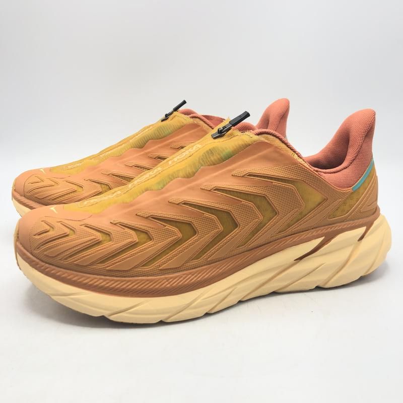 HOKA ONEONE PROJECT CLIFTON 28cm オレンジ F27222J ホカオネオネ 17