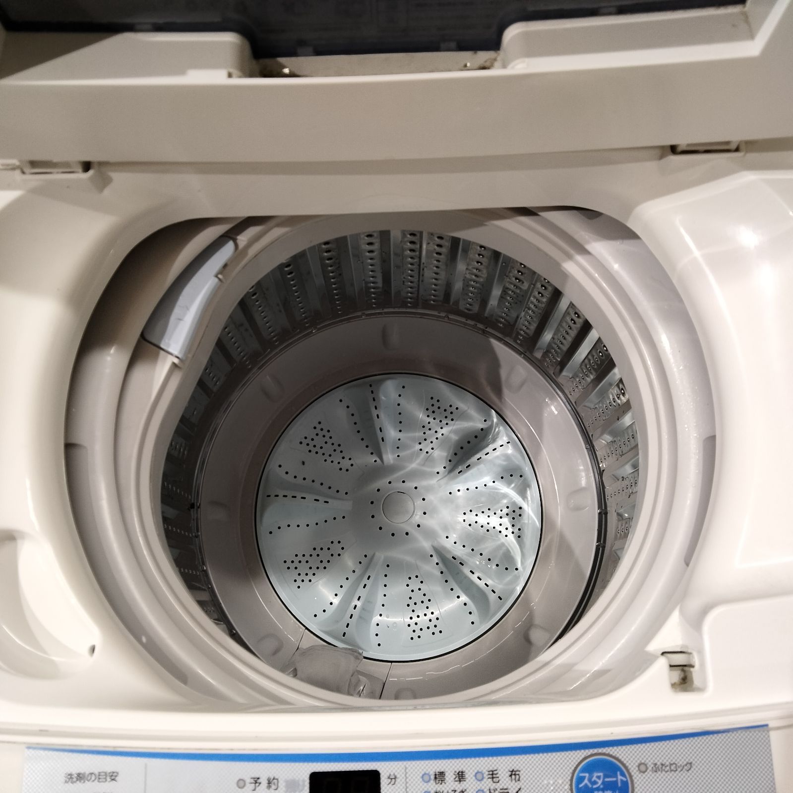 N-6413] AQUA 17年製 6kg 全自動電気洗濯機 AQW-S60E 【公式通販】