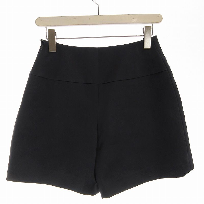 NOBLE ハイフォルムショートパンツ　ネイビー 36 ノーブル NOBLE 23SS ハイフォルムショートパンツ フレア 36 S