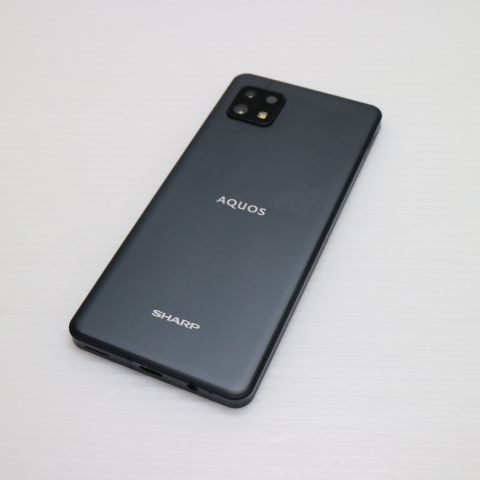 超美品 SIMフリー AQUOS sense6 6GB 128GB SH-M19 ブラック 本体