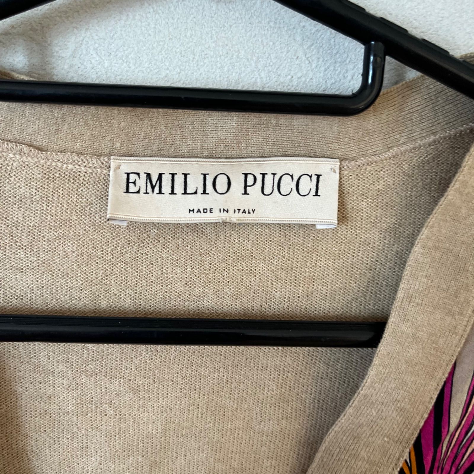 z856 EMILIO PUCCI エミリオプッチ ニット カーディガン シルク
