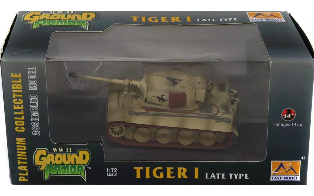 戦車ミニカー ベージュ 約5cm ウォルターソンズ 1/32 WW.II ティーガーI 初期型 ドイツ軍 第