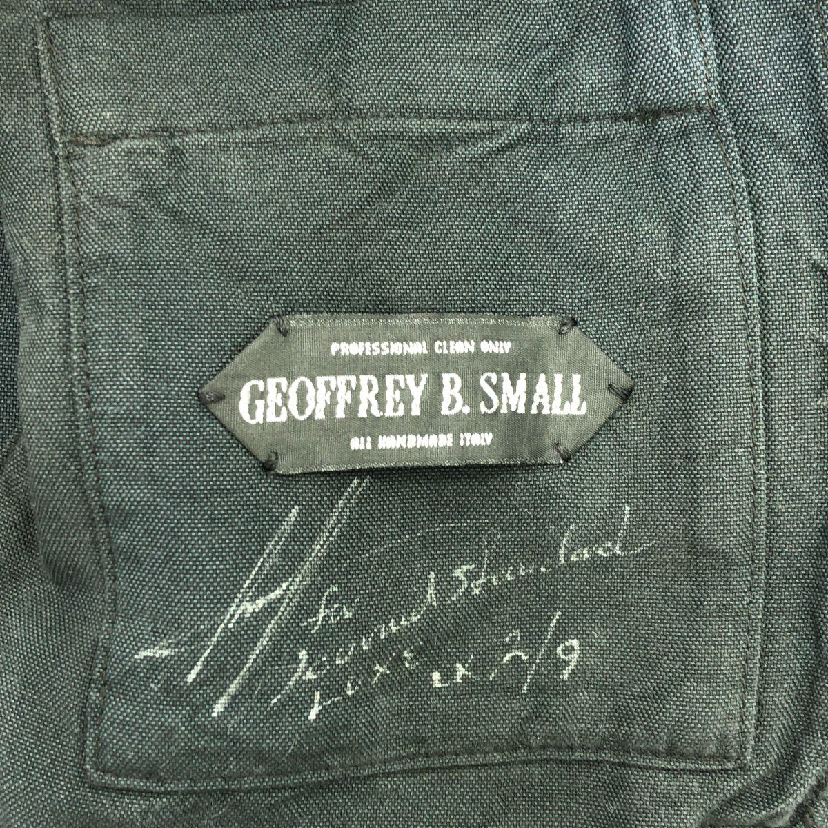 GEOFFREY B.SMALL ジェフリービースモール 17SS journal