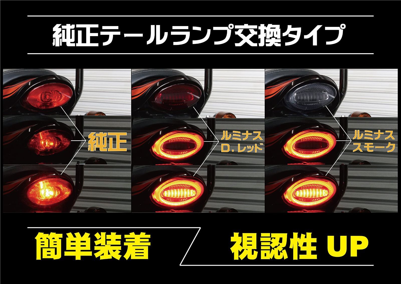 数量限定】ルミナス Z900RS/CAFE(18-23年) LEDテールランプ ダーク