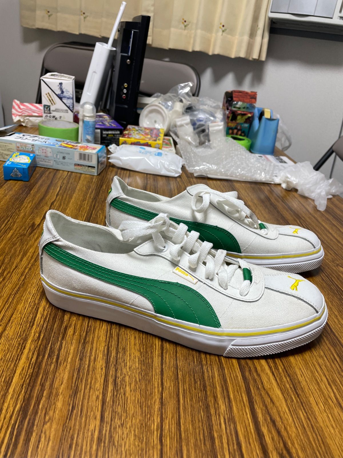 希少 プーマ パウリスタ ホワイト グリーン 26cm 希少 プーマ パウリスタ ホワイト グリーン 26cm - メルカリ