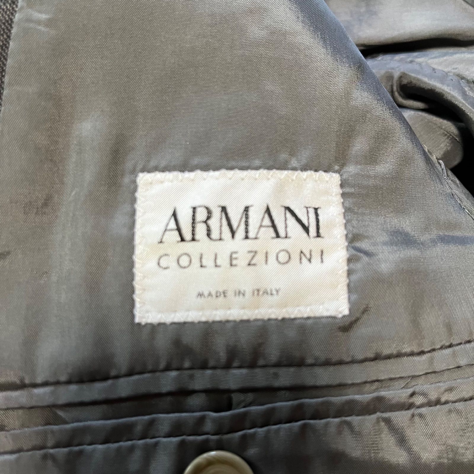 アルマーニコレツィオーニARMANI COLLEZIONI ストライプ2Bウール