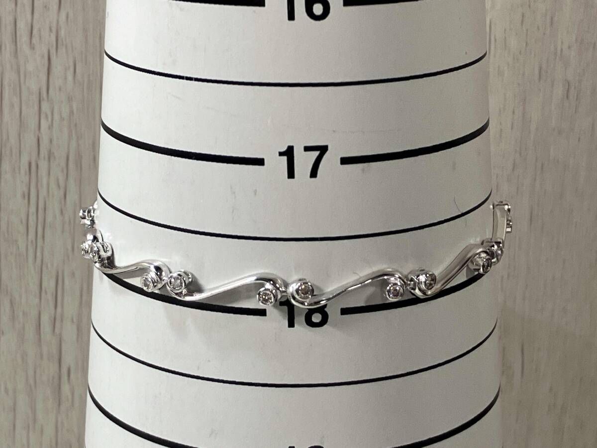 ソーティング付】 K18WGホワイトゴールド 天然ダイヤモンド（0.3ct